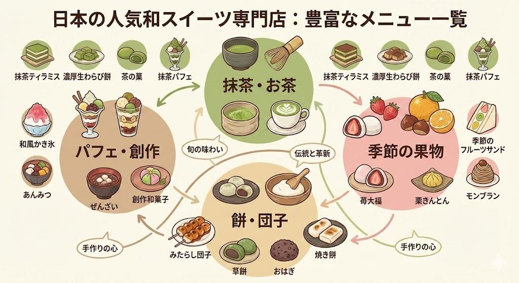 人気専門店の豊富なメニュー